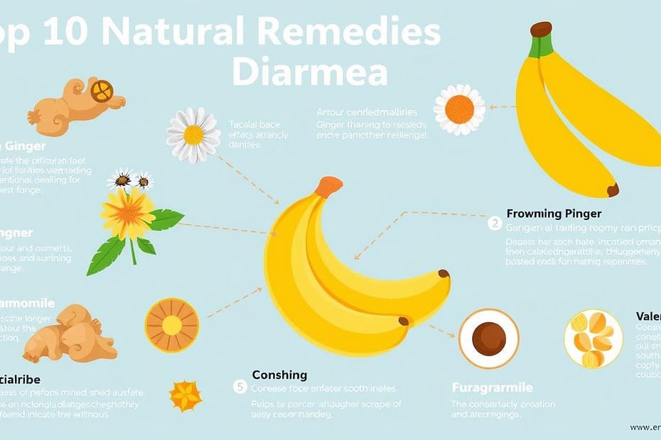 Quick Relief: Top 10 Natural Remedies for Diarrhea That Work Wonders